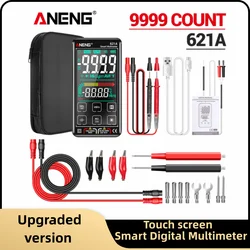 ANENG 621A Smart Digital Multimeter Touch Screen Multimetro Tester transistor 9999 Counts True RMS Auto Range DC/AC 10A Meter