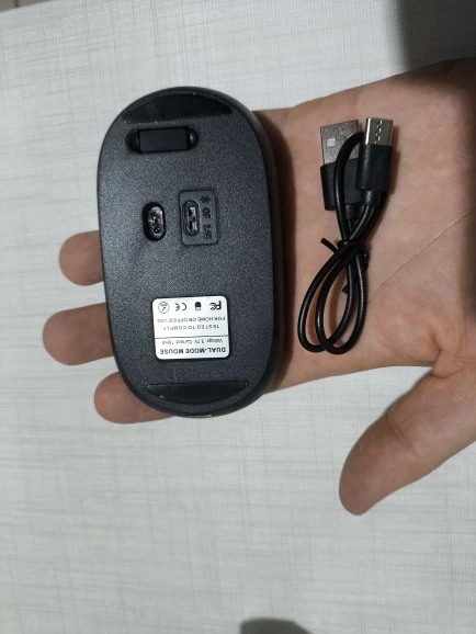 Rechargeable 2.4GHz Bluetooth Silent Gaming Mouse photo review