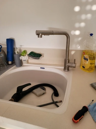 Robinet de cuisine avec Douchette Extractible photo review