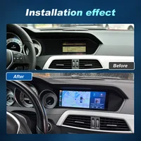 Écran tactile Android 14 sans fil CarPlay pour Mercedes Benz Classe C W204 2007-2015, autoradio multimédia Android Auto 4