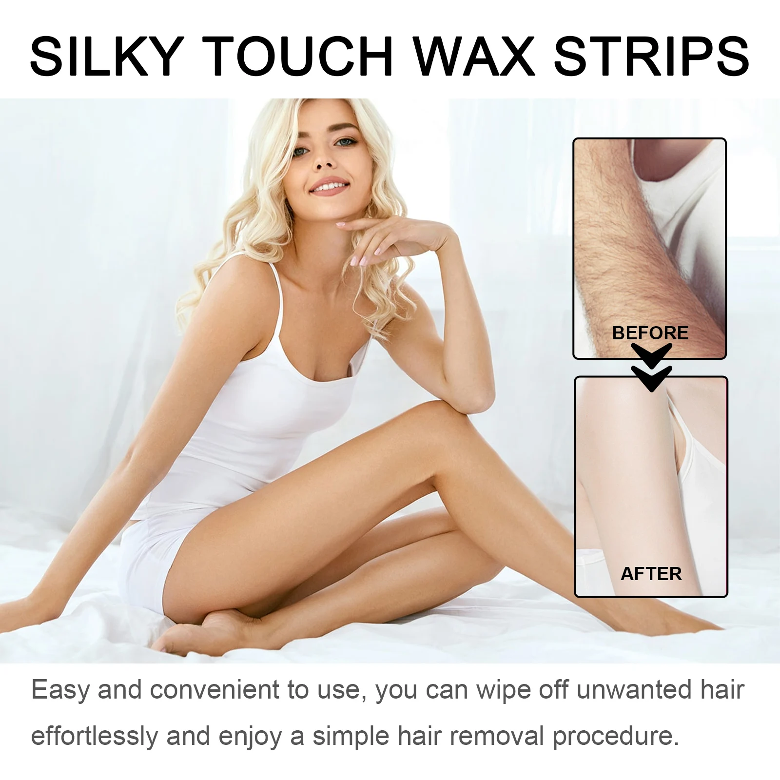 Eelhoe Waxing Paper Skin Moisturizing Whole Body Arm Underarm Thigh Hair Universal Rapid Hair Removal Mild And Non-irritating