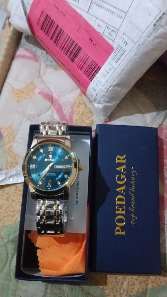 POEDAGAR Luxury Watch for Men photo review