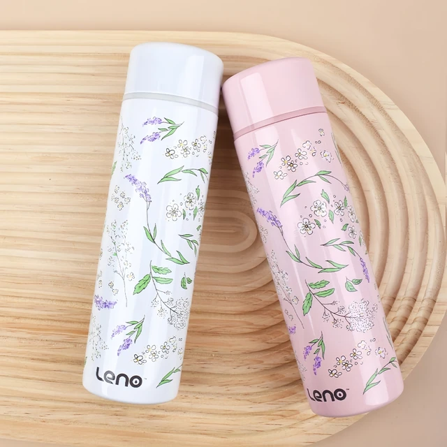 Leno 140ML Small Mini Vacuum Insulated Water Bottle Portable Leakproof Travel Mug Thermal Flask for Kids Children Women School 2