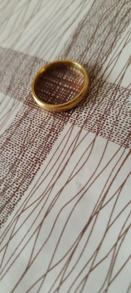 Simple 4mm 6mm Titanium Ring Women Men Prevent Allergy High Polished Wedding Rings photo review