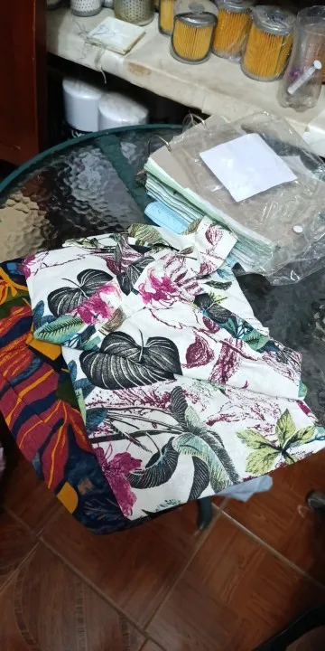 2024 Spring High Waist Drawstring Wide-Leg Pants photo review