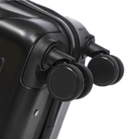 Ensemble de bagages à roulettes ABS 2 pièces 14''/19'' avec serrure à combinaison et trousse de toilette 14'' (Noir) 7