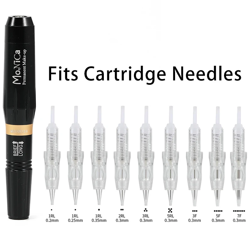 PMU Machine Pen Professional Permanent Makeup Eyebrow Powder Brows Tattoo Machine Microblading Eyeliner Lip Rotary Tattoo Kit