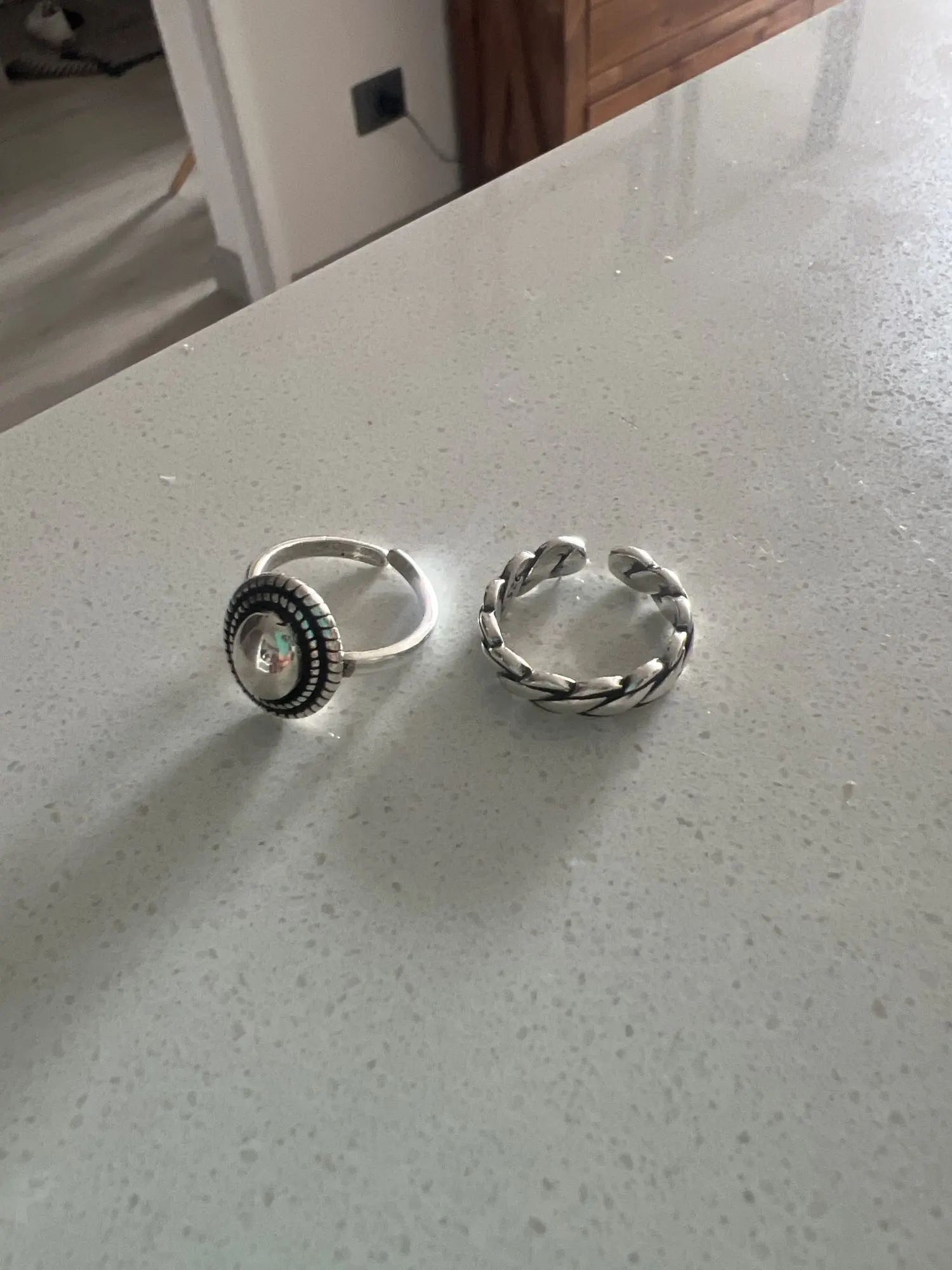 925 Sterling Silver Rings Couples Accessories INS Fashion photo review