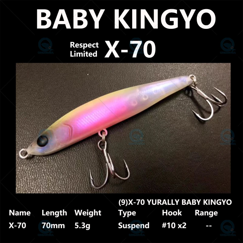 2024 Original Megabass Limited Color Baby Kingyo Fishing Lure