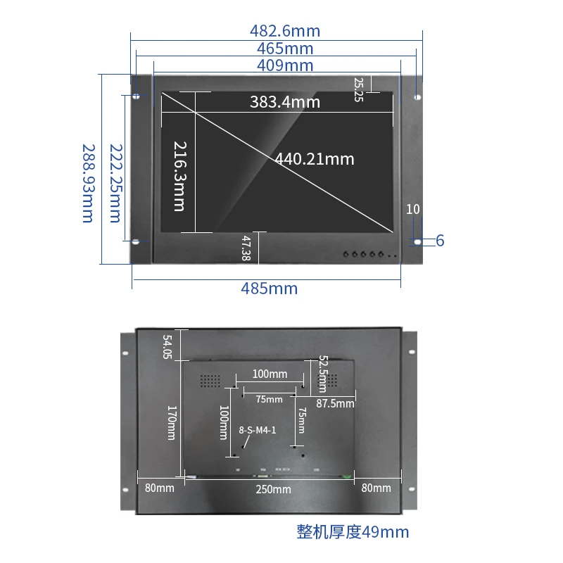 LCD   ĳ  HDMI VGA ̽   ÷ ġ ũ  17.3 ġ ο 