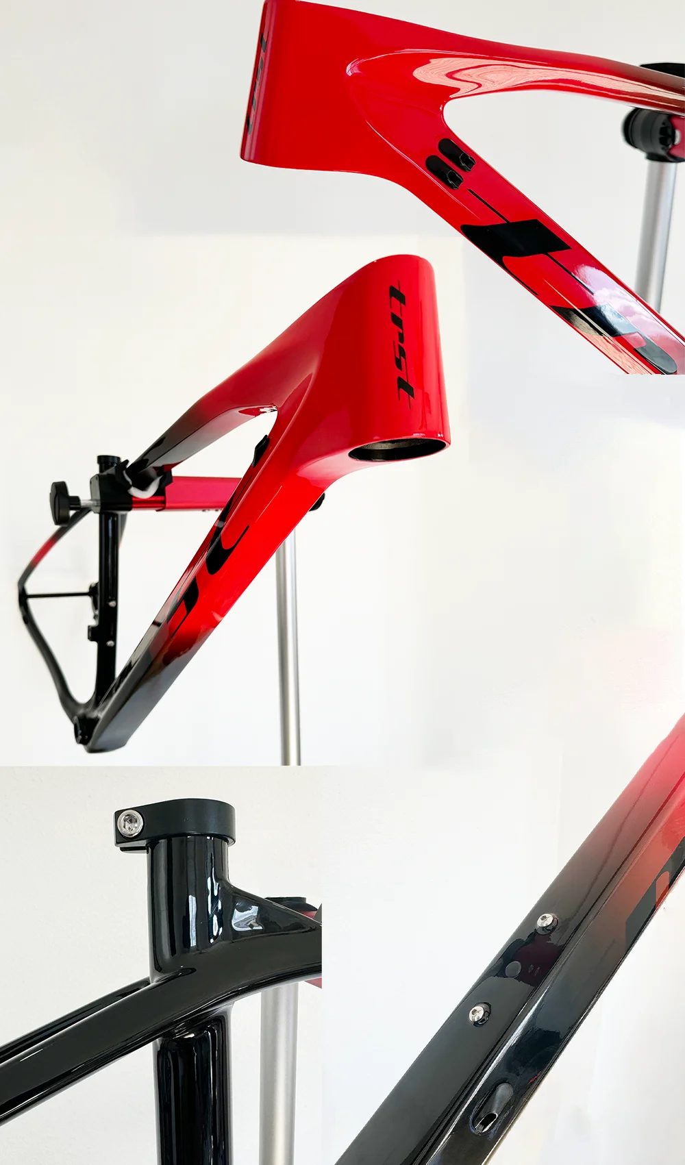 2024 Thrust 29er Hardtail Carbon Mountainbike Rahmen 148 x 12 mm BSA 29 Boost MTB Carbon Rahmen Europa lokaler Kundenservice – Detail 7