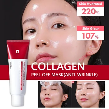New Collagen Wrapping Mask Peel Off Facial Mask for ElasticityV Hydrating Glow Glass Skin Face Moisturizer Korean Skin Care 50ml 1