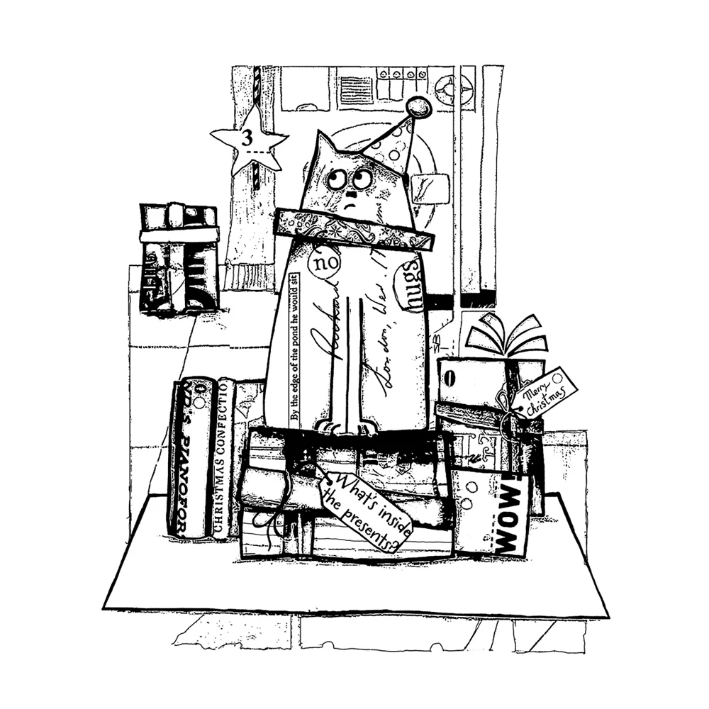 2022 New Bob The Cat Clear Seal Stamp Fai Da Te Scrapbooking Goffratura Album Fotografico Carta Decorativa Craft Art Regalo Fatto A Mano