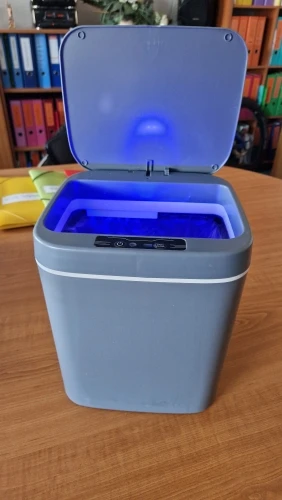 Smart Sensor Garbage Bin Kitchen Bathroom Toilet Trash Can Best Automatic Induction Waterproof Bin with Lid 12/14/16/18L photo review