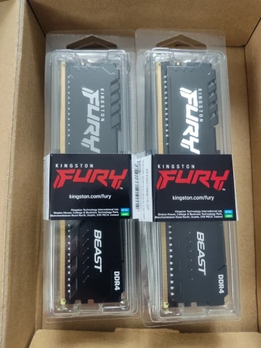 Kingston Fury Beast DDR4 8G 16G 32GB 3600 3200Mhz RAM PC Memory 288Pin XMP2.0 Heatsink For Desktop AMD or INTEL Motherboard photo review
