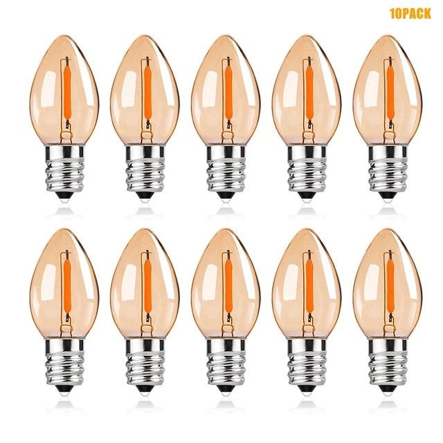 T22 LED Filament Bulb - 15W Equivalent Candelabra LED Vintage