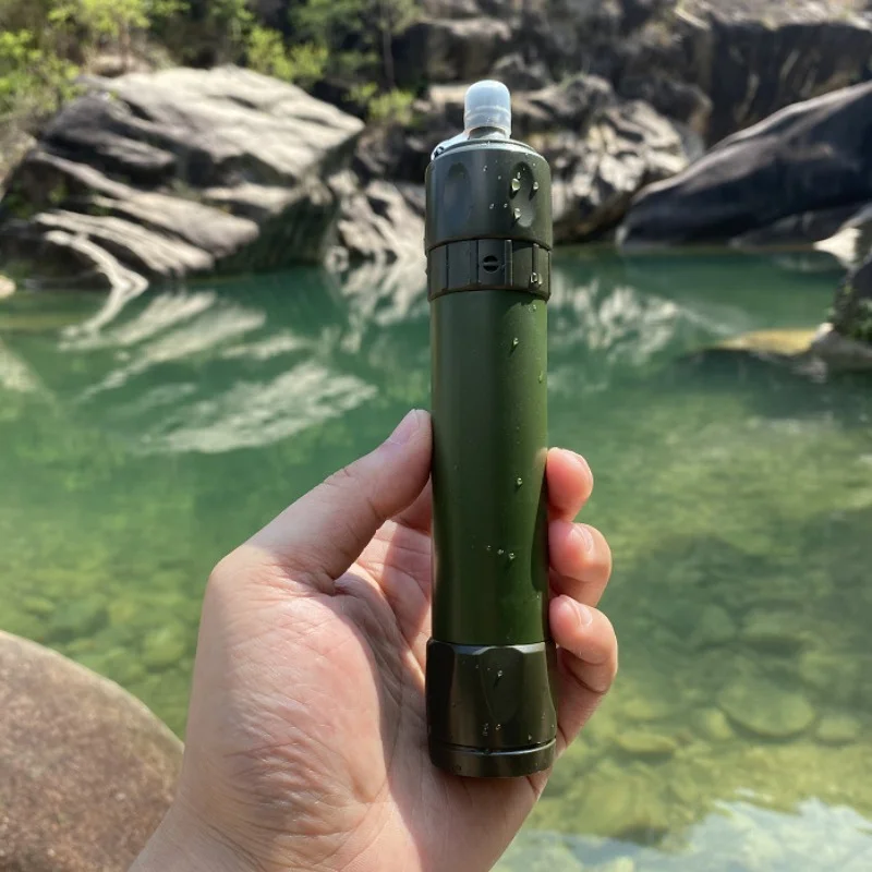 เครื่องกรองน้ำแบบพกพาสำหรับใช้งานกลางแจ้ง, หลอดกรองน้ำฉุกเฉิน, อุปกรณ์กรองน้ำสำหรับตั้งแคมป์, ตัวกรองน้ำแบบไซฟอน 1