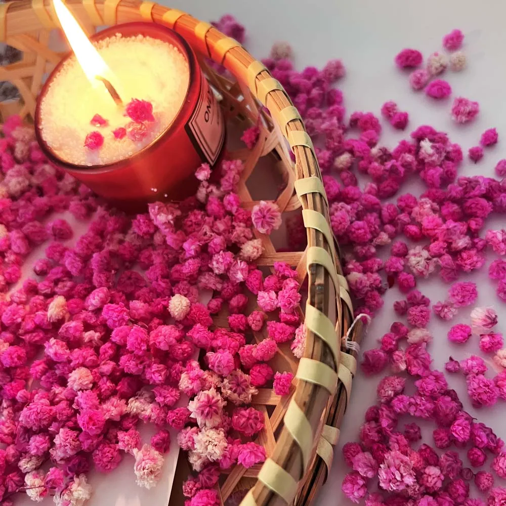 Artisan Dried Flowers for Crafting: Candle, Soap, and Nail Art Enhancements