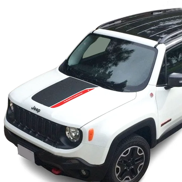 ZHAOOP für Jeep Renegade 2016-2019 Vorderes hinteres Dreieck Fenster  Glasplatte Dekoration Abdeckung Verkleidung Aufkleber Schwarz Auto  Außenzubehör - Front_Rear_Windows : : Auto & Motorrad