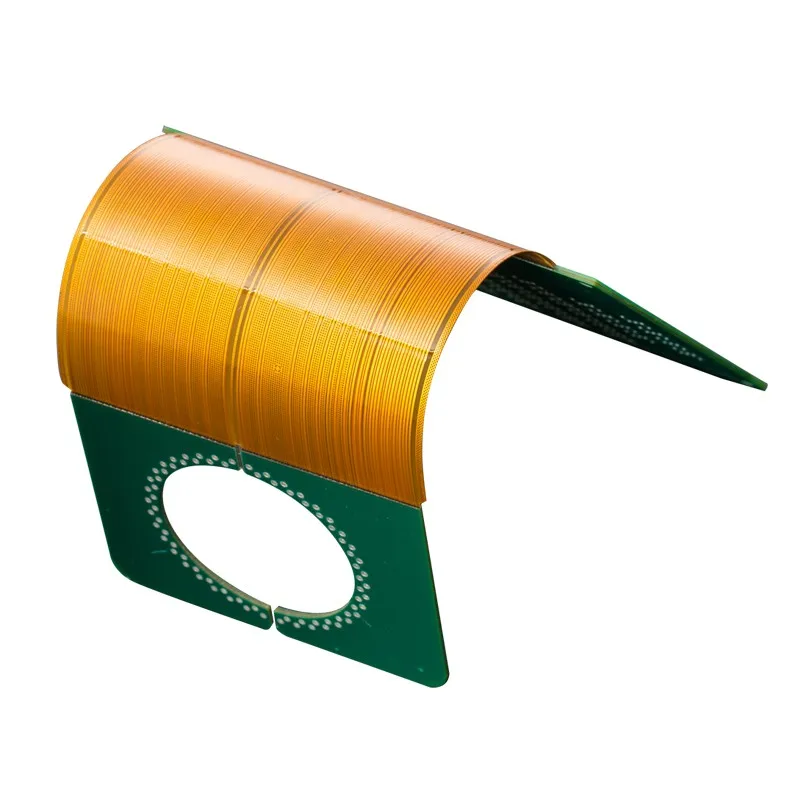 Flexible PCB Flexible FPC with 12um copper thickness and 0.08mm width multilayer rigid-flex PCB and FPCB supplier