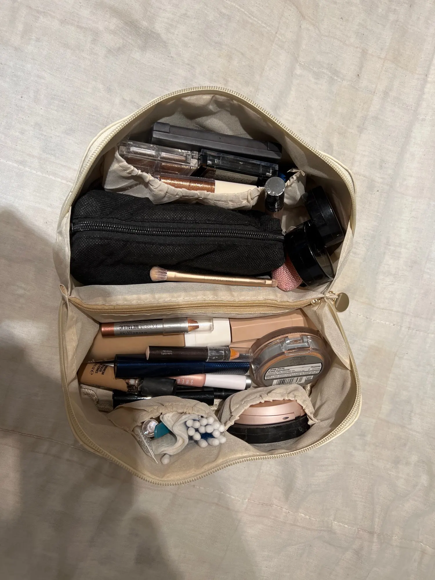 Cakelane Premium Leather Makeup Organizer Bag Lulunami