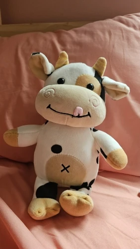 Vaquinha Malhada Fofeza® de Pelúcia