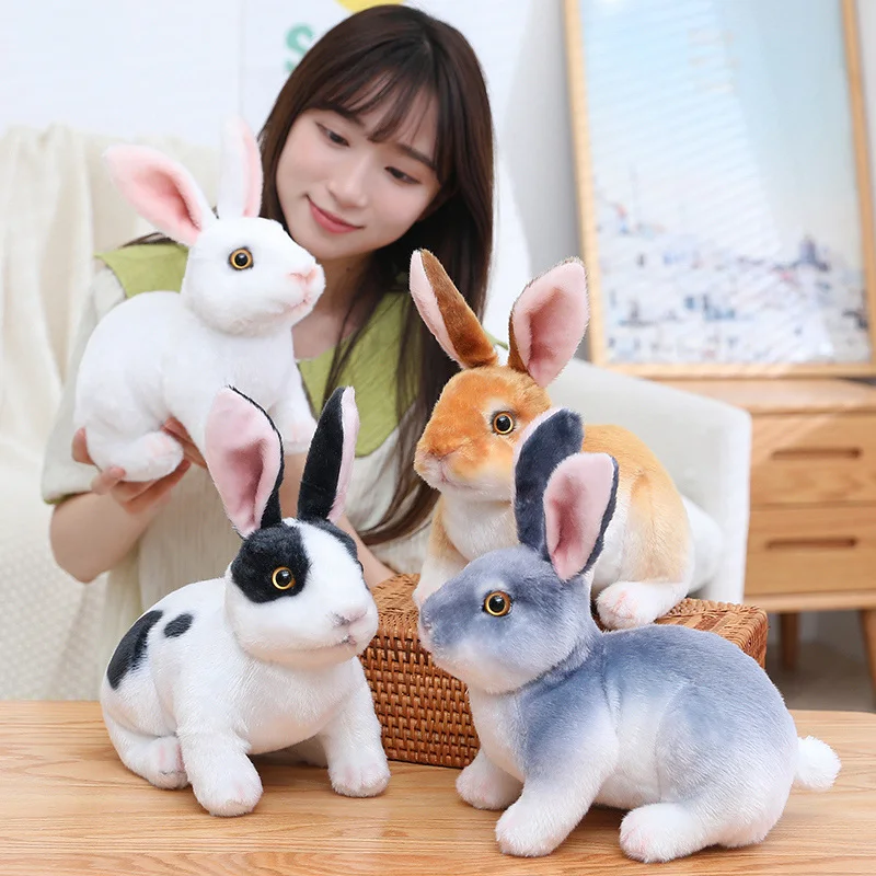 1pc Simulation Lapins Mignons, Décoration De La Maison, Peluche Lapin En Peluche  Animal En Peluche Réaliste Mignon Lapins En Peluche Mini Fourrure Réaliste Animal  Lapin Modèle De Simulation Lapin Jouet - Temu