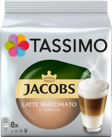 Set of d/coffee drink TASSIMO Latte 