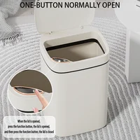 16L Smart Induction Trash Can Automatic Intelligent Sensor Dustbin Touch Trash Bin for Office Toilet Kitchen Bathroom Bedroom 4