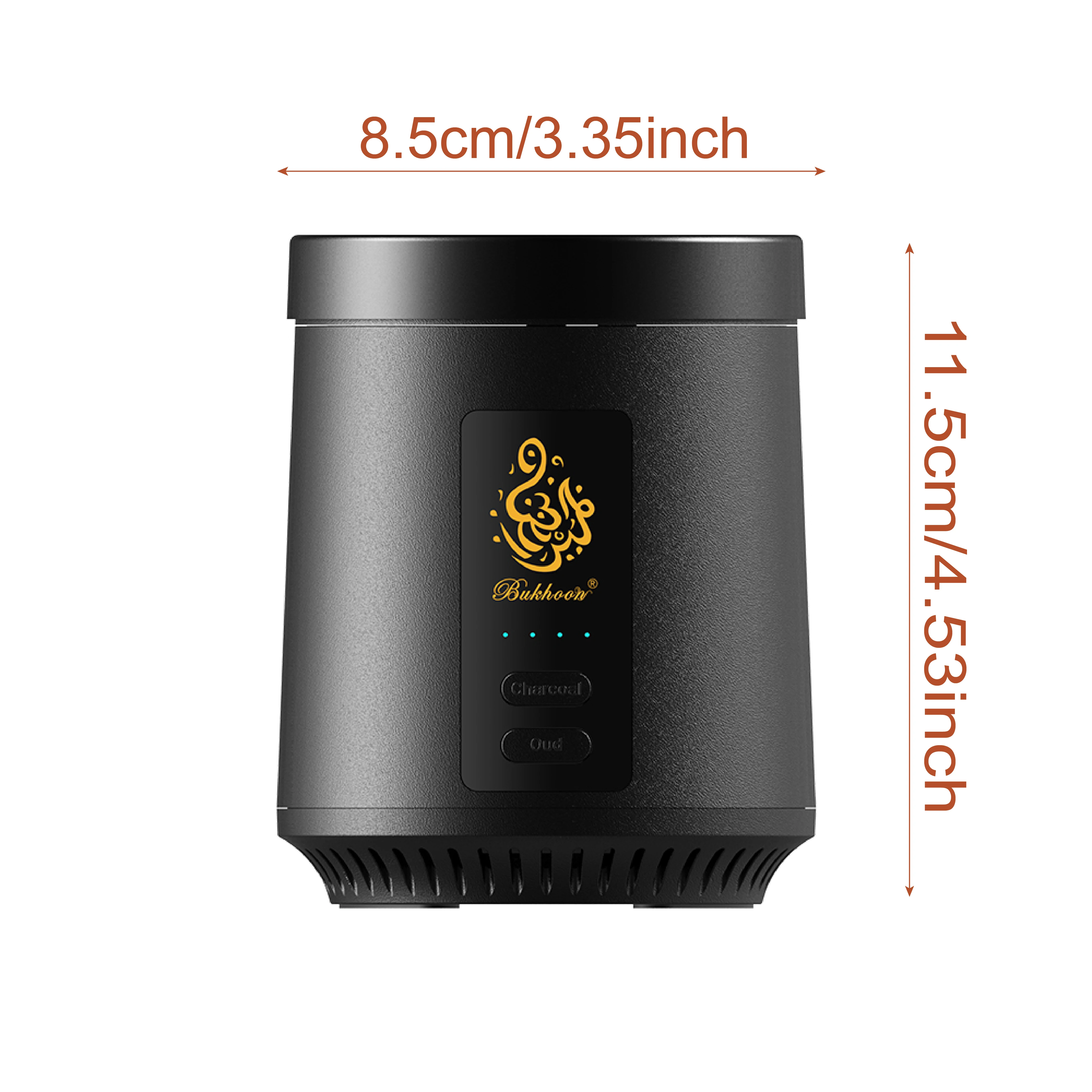 جهاز تبخير كهربائي 2 في 1، يعمل بالفحم والعود، من...