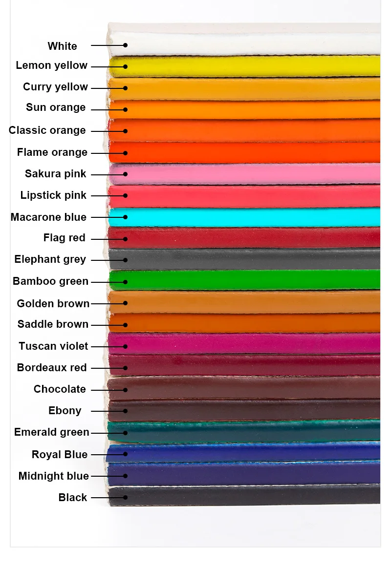 Description Picture 4 of itemWUTA 30ml Professional Leather Edge Paint Oil Dye Edge Dressing Color Coats Leather Finish Supplies DIY Craft Leather Shoe Edges