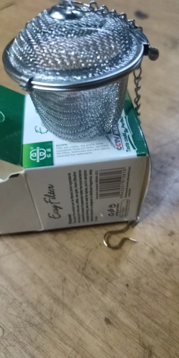 Tea Spice Strainer Seasoning Ball Mesh Herbal Ball Stainless Steel Teakettle Locking photo review