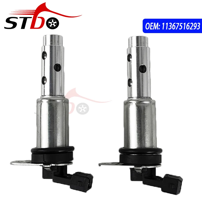 Vanos Solenoid Valve 2pcs Vanos Solenoid Valve Camshaft On + Outlet For BMW N51 N52 N53 N54 11367516293 11367585425 13627525015 13627558518