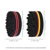 Oval Double Sides Magic Twist Hair Brush Sponge Brush Big Holes Barber Sponge Brush Twist Hair Afro Curl As Hair Care Tools 6
