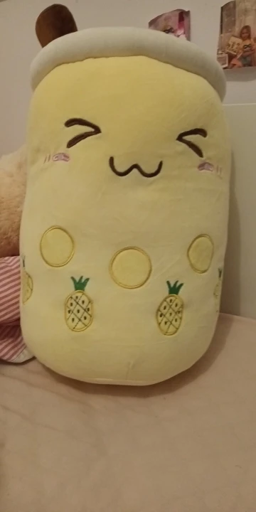 Giant Cute Stuffed Boba Tea Plushies Pillow photo review