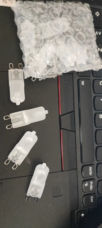 10pcs/lot G9 220-240V 25W 40W 60W Portable Warm White Halogen Bulb Light Lamp 3000-3500K Globe 230V Capsule Clear Bulbs photo review