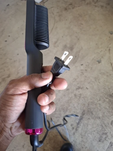 Electric Hot Comb Hair Straightener Brush | Negative Ion Multifunctional Anti-Scalding Styling Tool for Smooth, Frizz-Free Hair