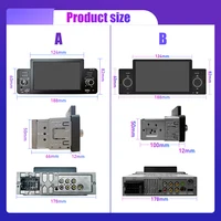 Universal 1Din Car Radio IPS MP5 Multimedia Player Auto radio Car Stereo Headunit with Bluetooth Remote Control