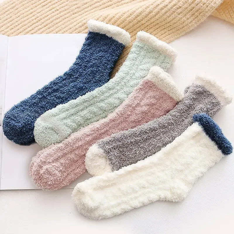 5 Paires De Chaussettes Épaisses Et Confortables – Leggs® - Collant Polaire N°1