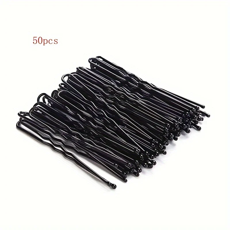 50 forcine per capelli a forma di U in tinta unita, accessori per acconciature da sposa, fermagli per chignon e velo da sposa, clip per capelli con presa sicura per acconciature raccolte_voghion.com