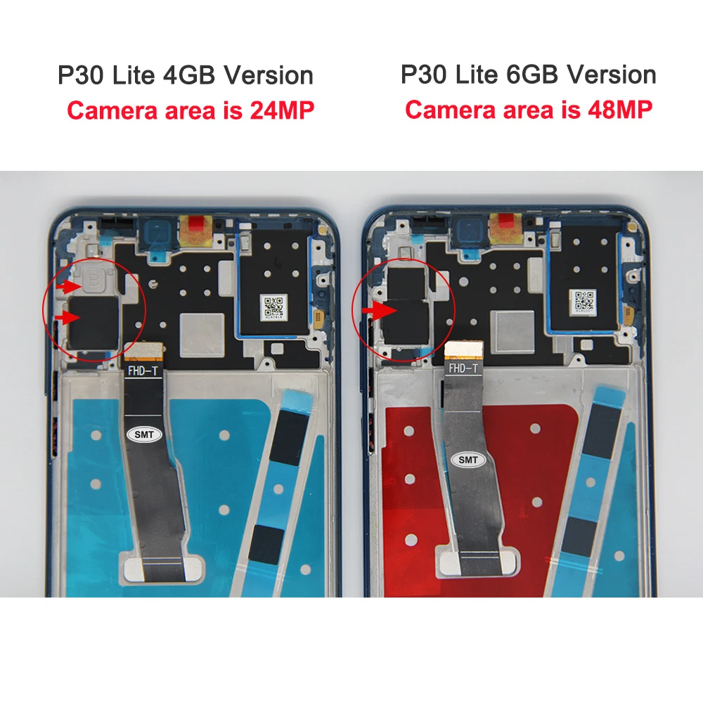 LCD Display Screen P30 Lite Screen For HUAWEI P30 Lite LCD Display MAR-LX1M LX2 AL00 Touch Screen For HUAWEI Nova 4e Screen Replacement
