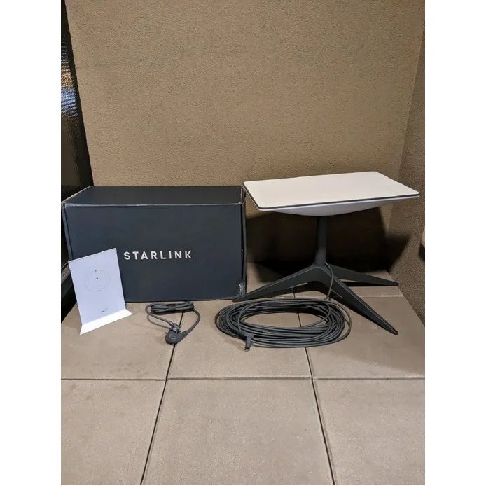 star- links Sat ellite internet skit v2 rectangular dish with route and pipe Adapter