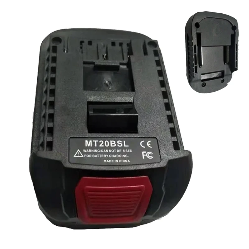 

Адаптер для литий-ионной батареи MT20BSL, преобразователь для Makita 18 в BL1830 BL1860 BL1850 BL1840 BL1820, используется для инструмента Bosch 18 в