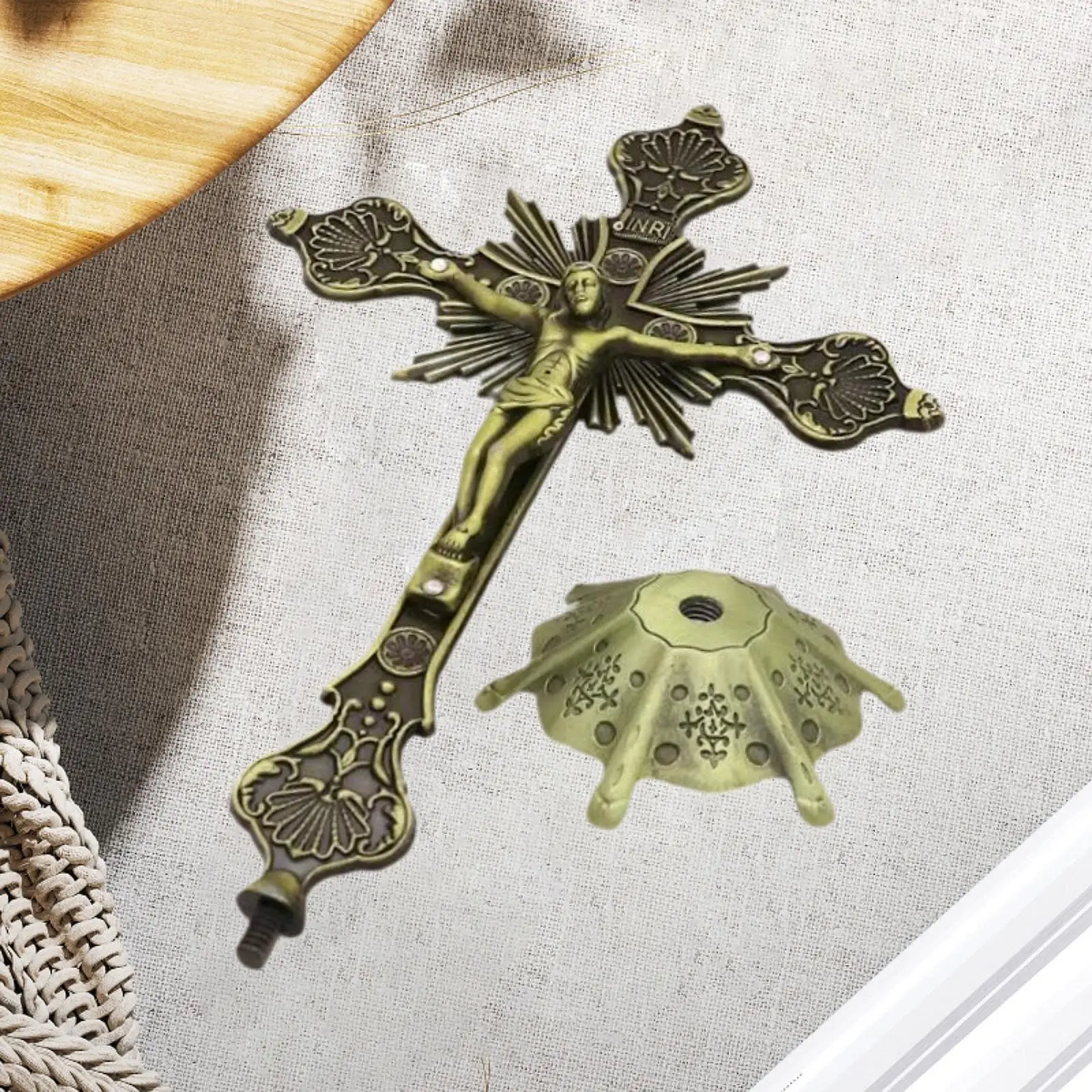 Jesus Crucifix Cross Statue 6