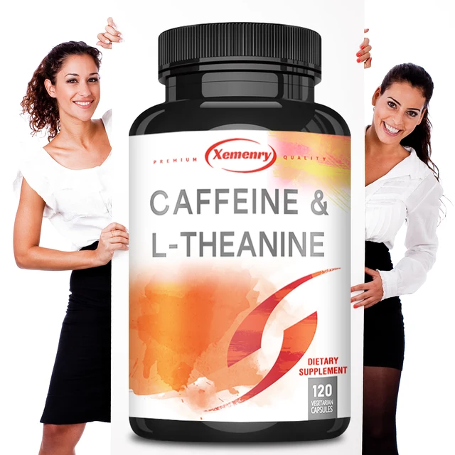 2217-1f8c03.jpg Caffeine & L-Theanine Capsules - Enhances Energy Levels, Focus and Concentration - 120 Capsules