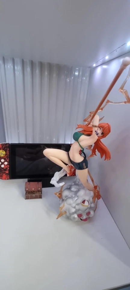 30cm One Piece Anime Figures Nami Figure Zeus Action Figurine Sexy PVC Gk Statue Collectible Model Decoration Ornament Toy Gift photo review