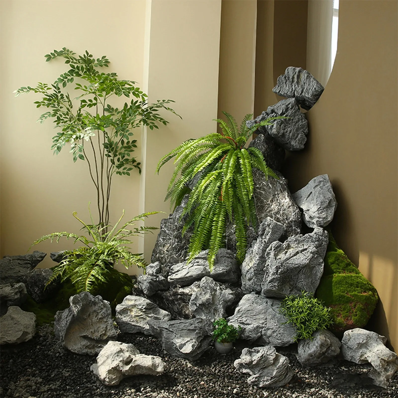 Artificial Landscape Rock Courtyard Stage Performance Faux Stone Backyard Figurine Decorative Foam Stone Decoration Ornament