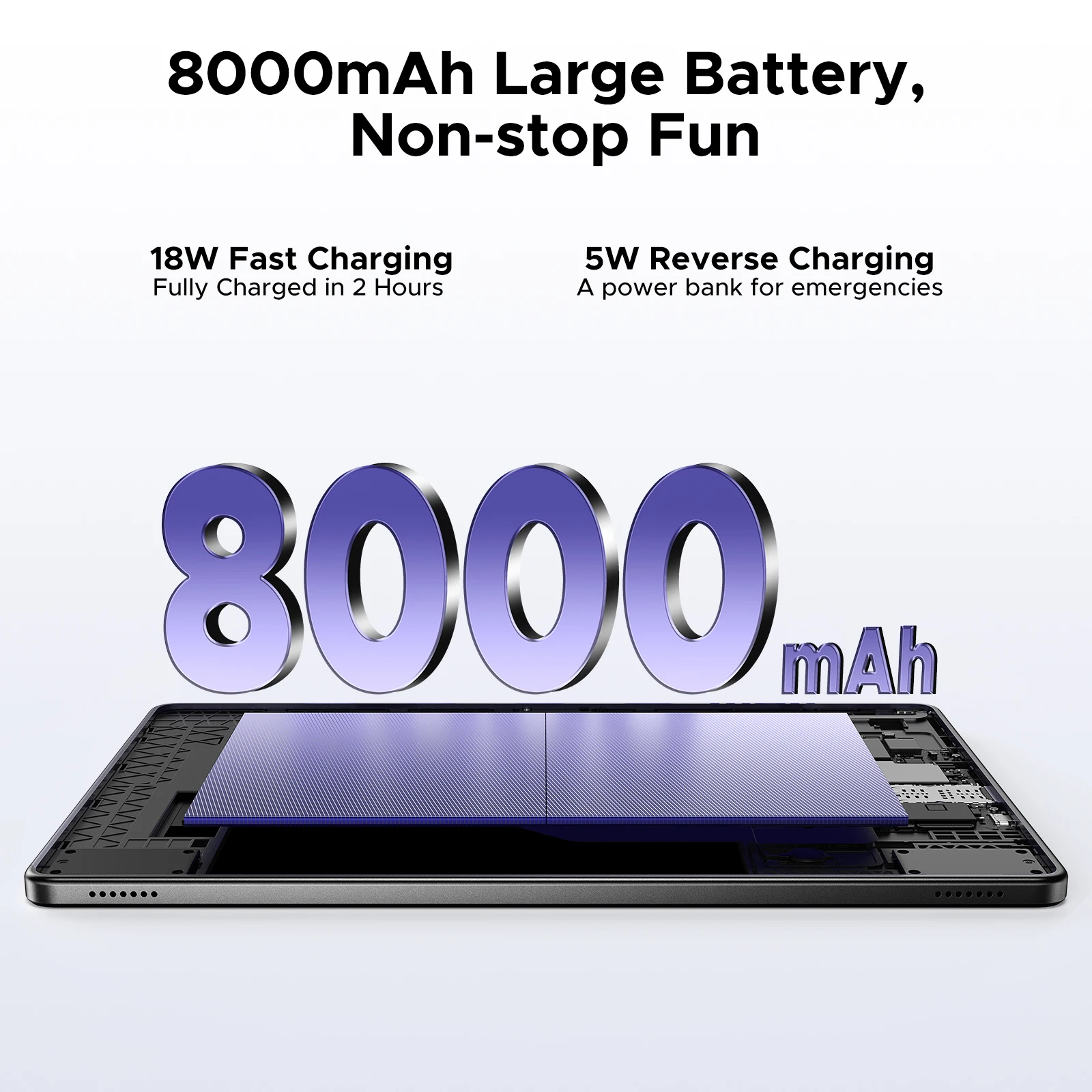 DOOGEE Tab G6+ Tablet 11 inch Android 16 Gemini Al FHD+ Display 8000mAh Battery 32GB+256GB Widevine L1 Dual Speakers Sim Pad PC 3
