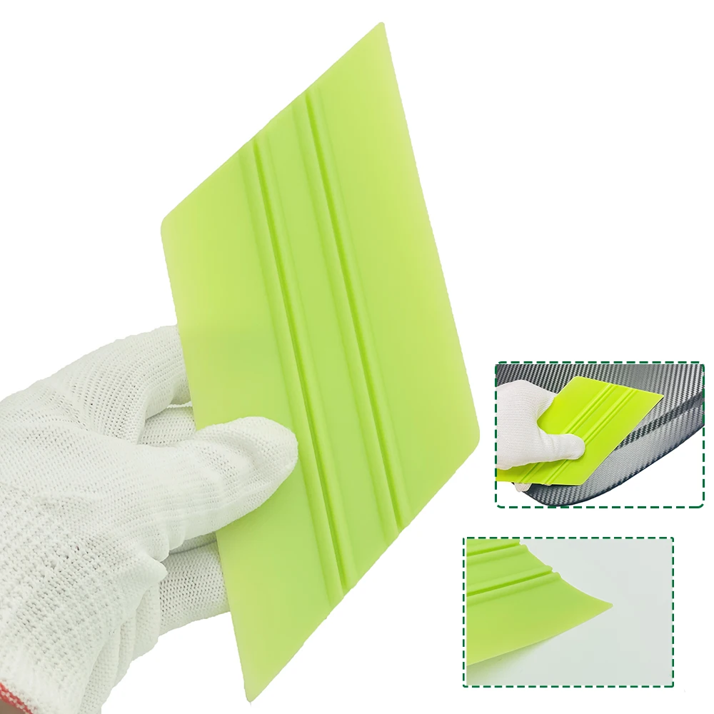 

TOFAR Diamond Soft Squeegee Carbon Vinyl Car Wrap Tool Window Tinting Cleaning PPF Protect Film Installation Edge Plug Scraper