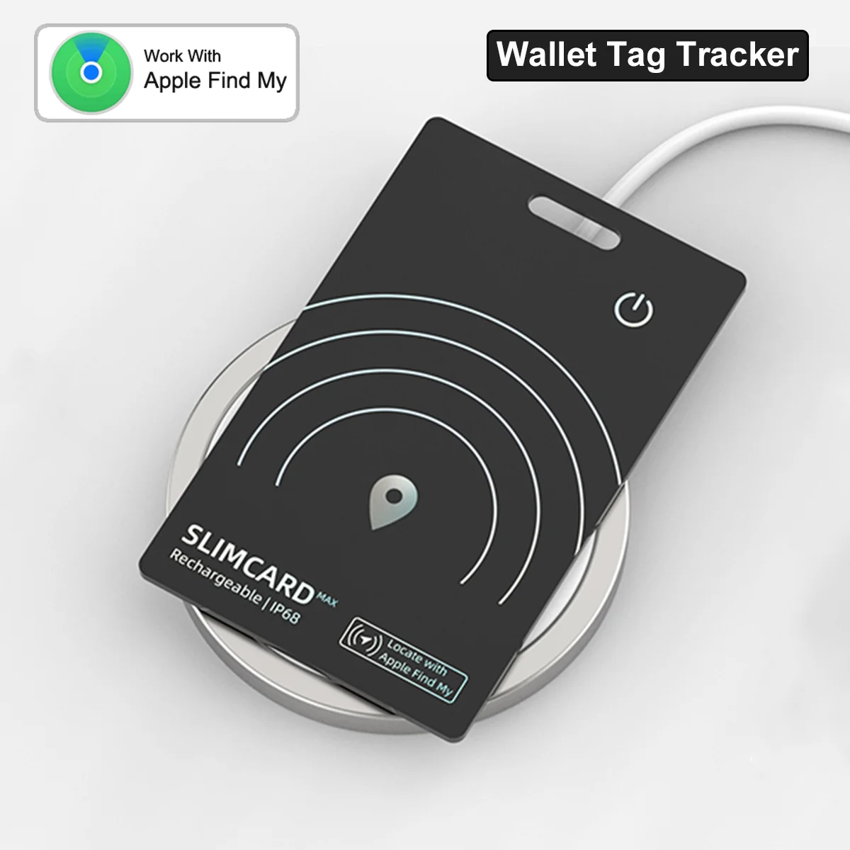 애플 iOS 시스템용 스마트 월렛 트래커 카드, 무선 충전식 아이템 찾기, 분실 방지 스마트 블루투스 GPS 트래커 -  AliExpress
